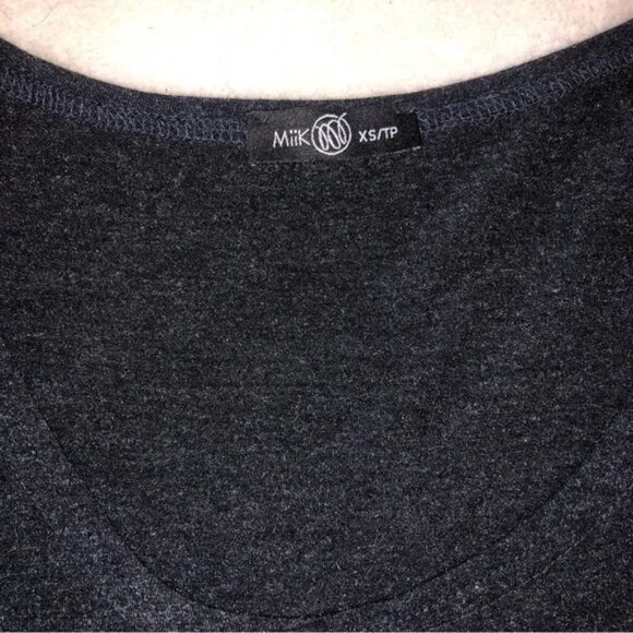 Miik CharcoalGray Mini Tank Dress Bamboo Breathable x-small Excellent Condition - Picture 2 of 3